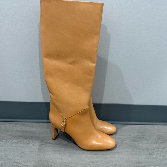 Reformation Boots Gaelle Knee High in Buckskin Tan Leather - Picture 8 of 16